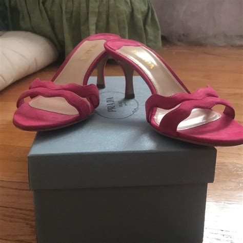 hot pink prada heels